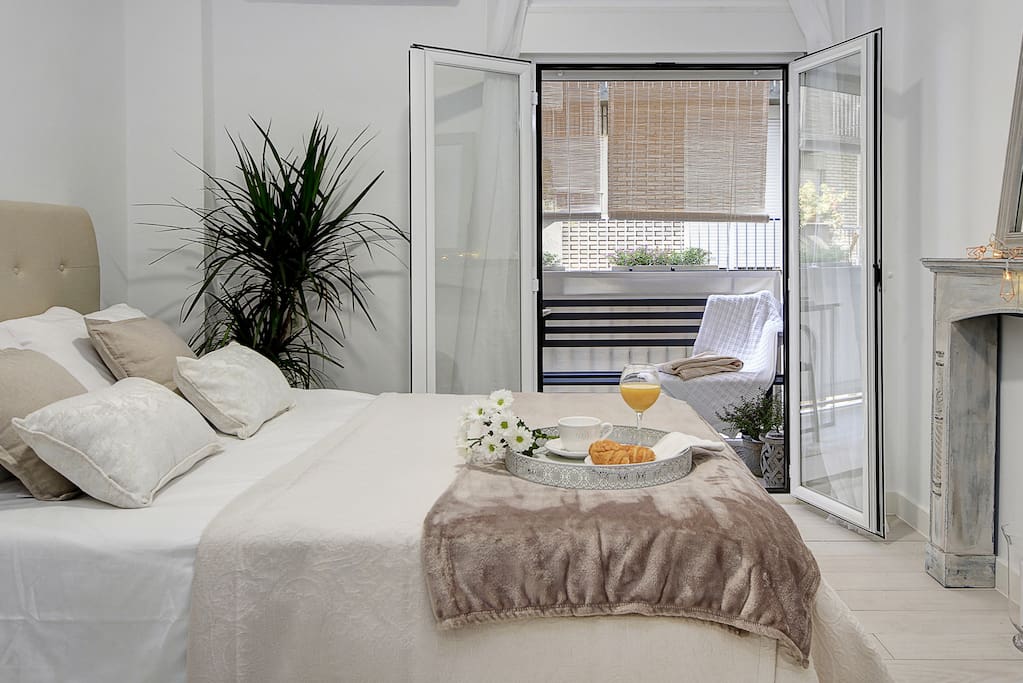 Main bedroom with private terrace