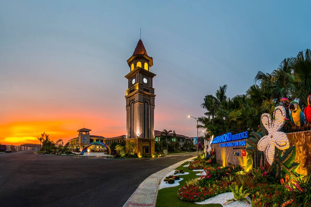 Grand clock tower entrance