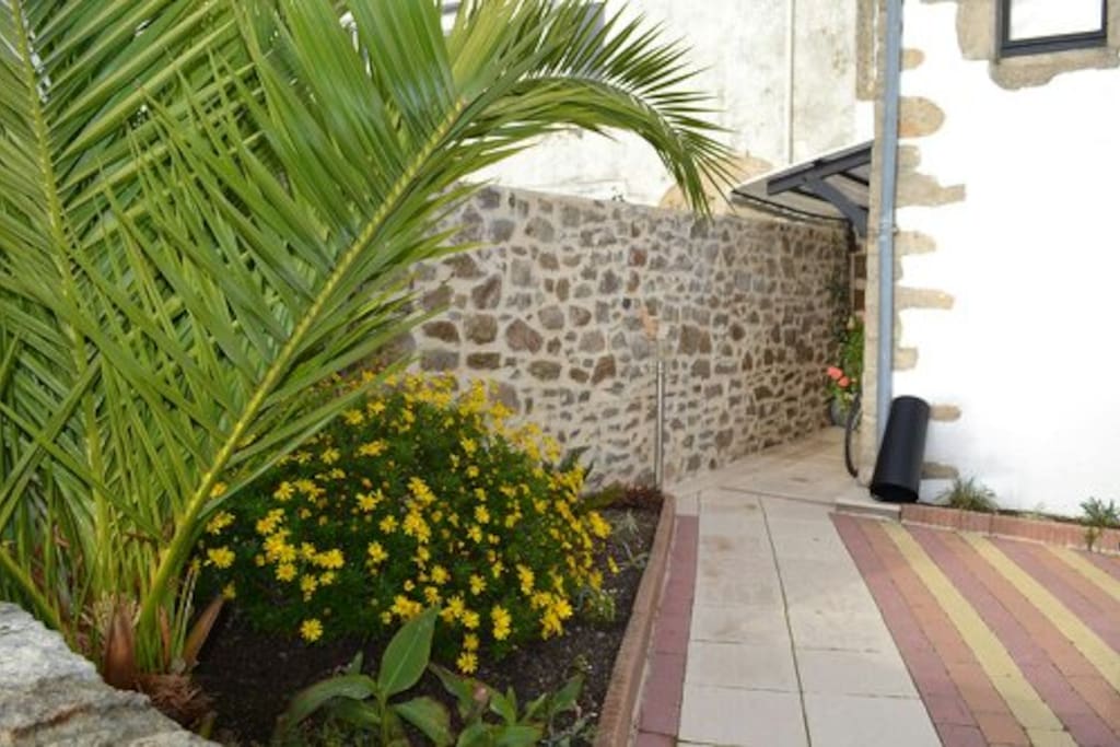 l'entrée de la maison