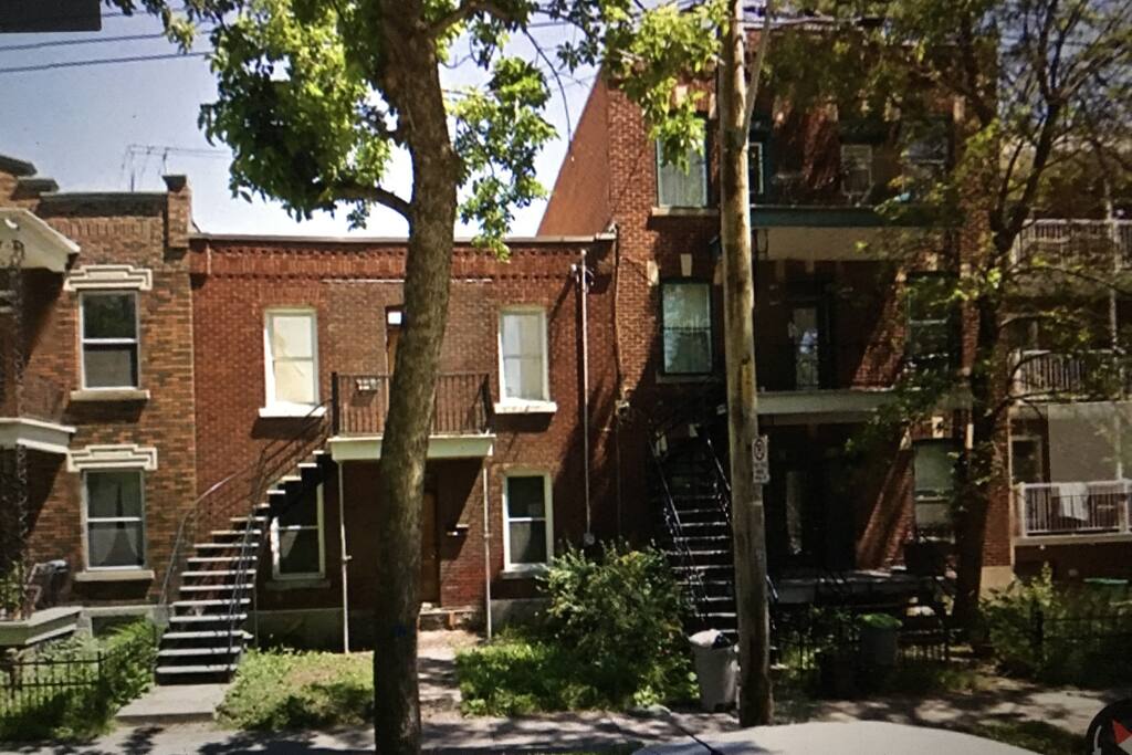View from the street (building on the right)