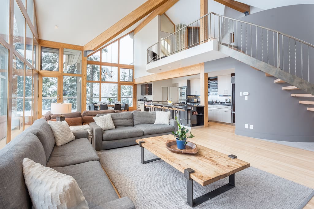 Open floor plan allows you to take in the views