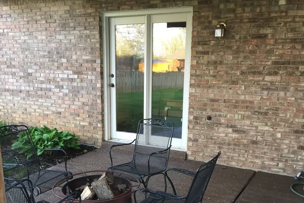 Private back entrance