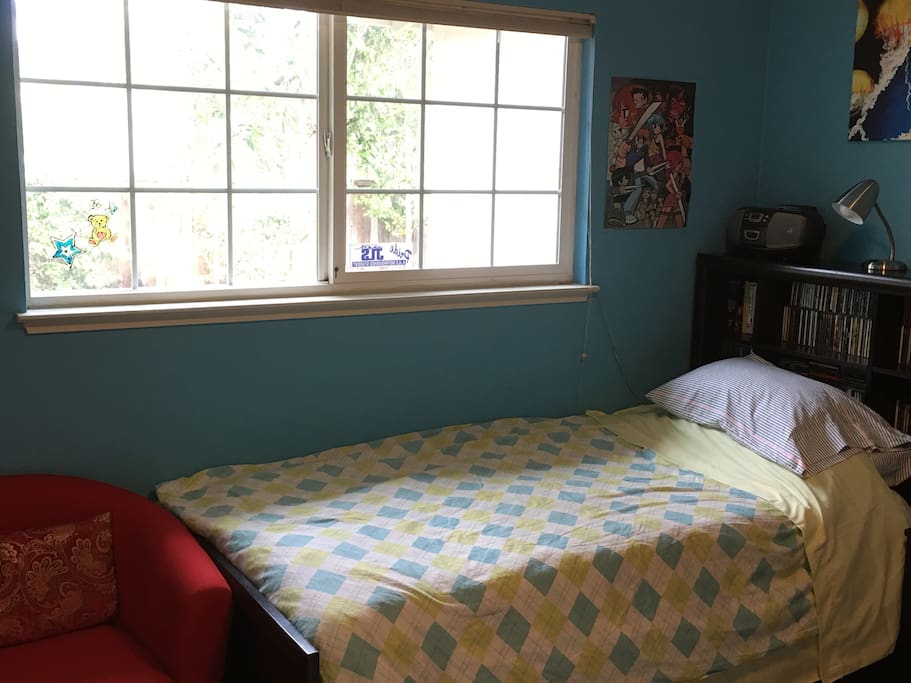 Comfortable twin bed
