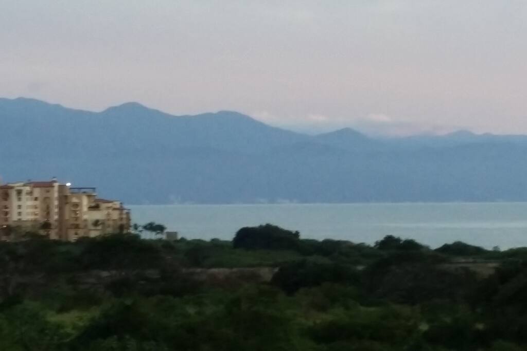 View from private deck.