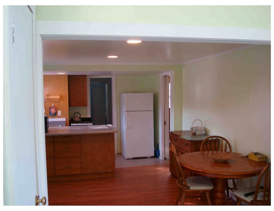 kitchen and dining