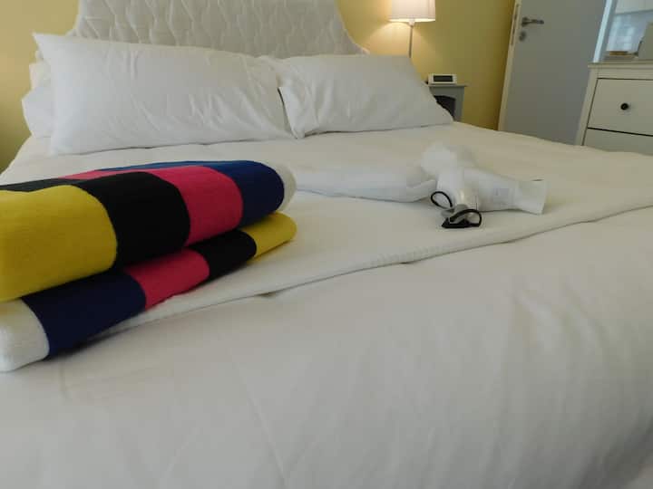 Beach towels provided