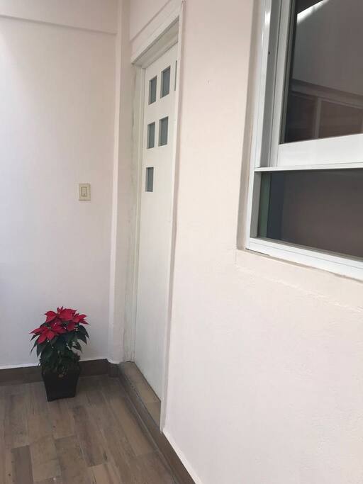 Entrada del departamento