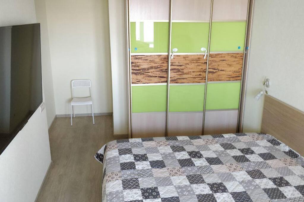 Separate Bedroom with Queen size bed