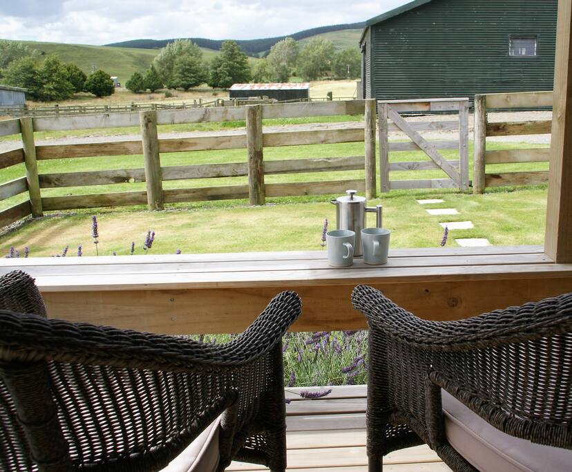 Coffee on the veranda