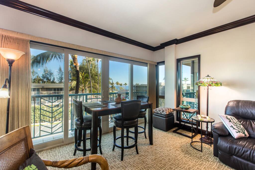 Peak Ocean View from the Living room!