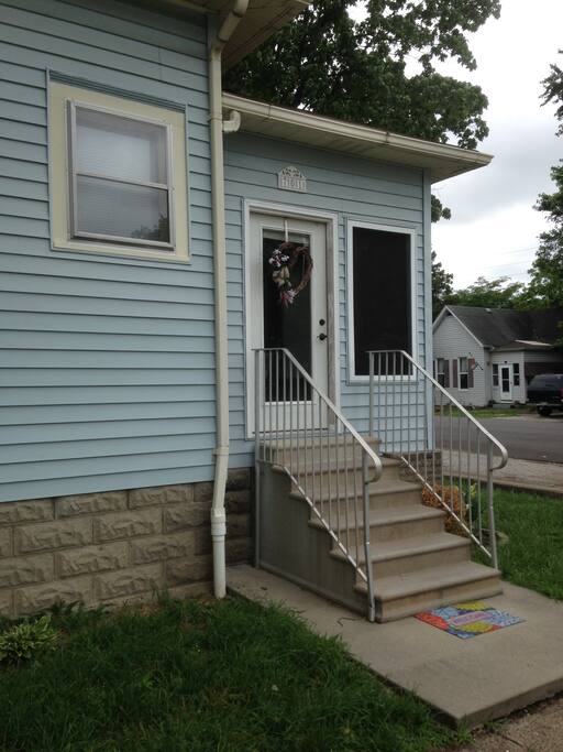Where you will enter the home.