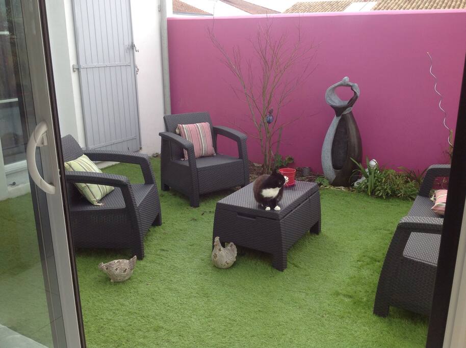 Patio intérieur plein ouest