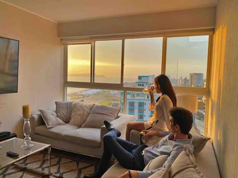 Departamento con vista al mar