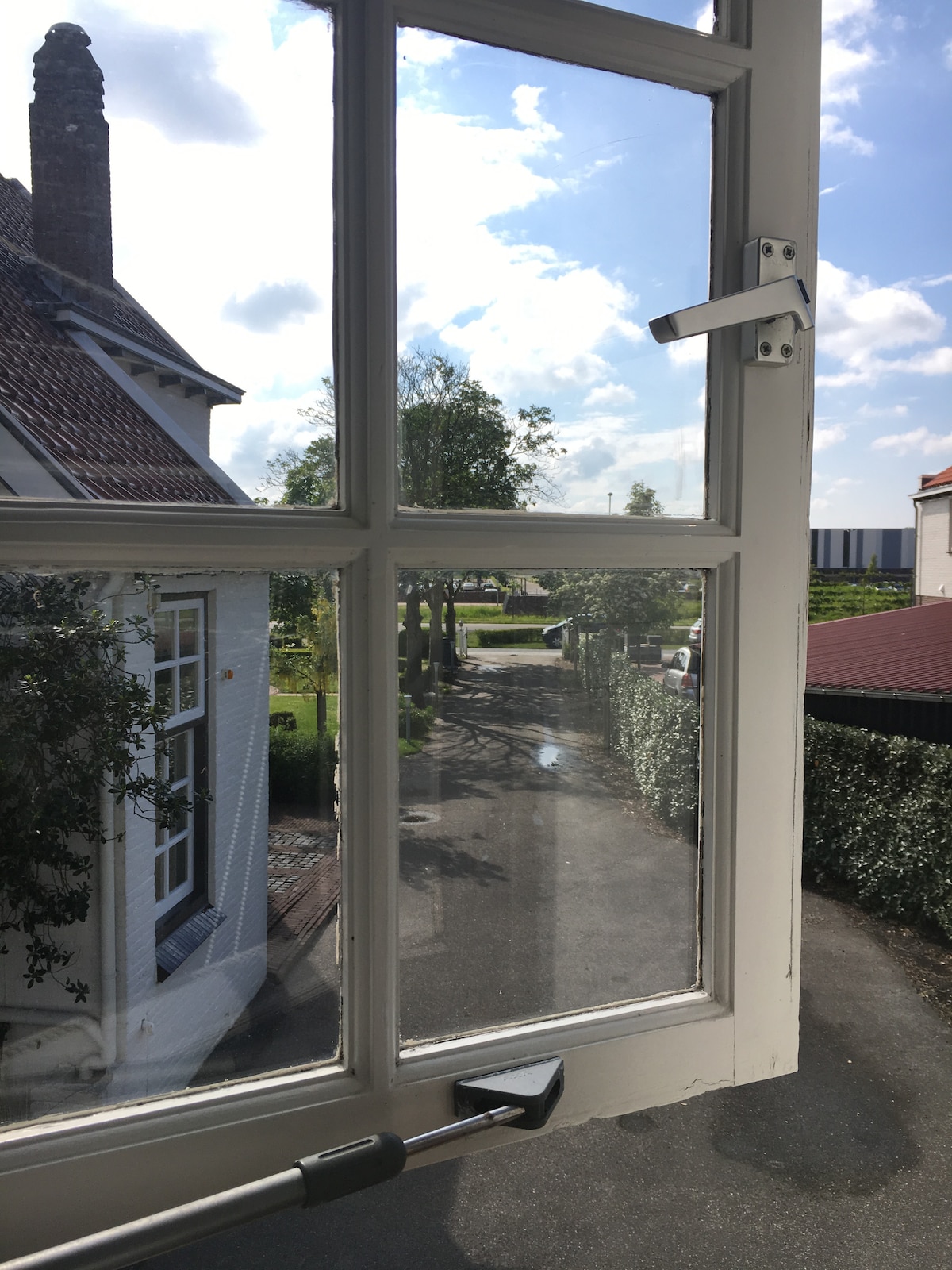 Uitzicht op de straat