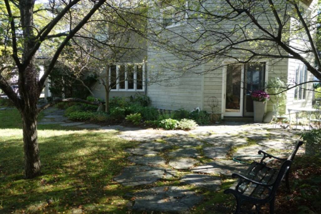 Side entrance
