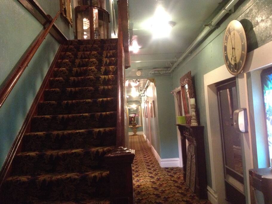 Stairs to the 2nd floor
