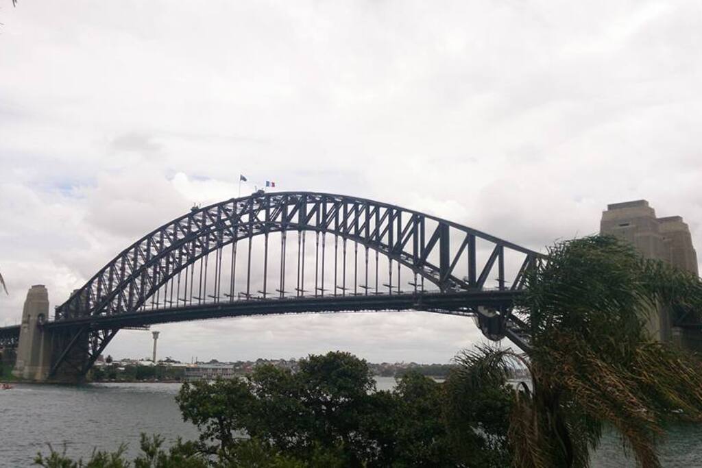 Parks with these views are only 3 minutes walk from apartment