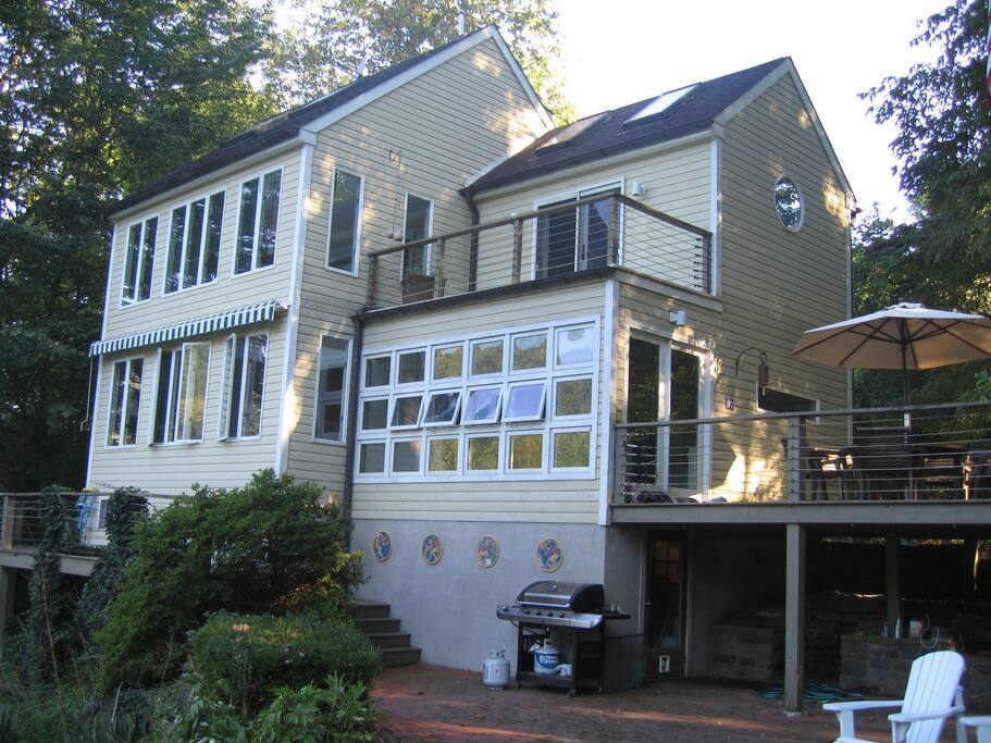 Back of house facing river