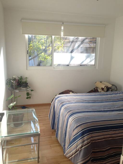 Natural illuminated, well ventilated with shades to block any kind of