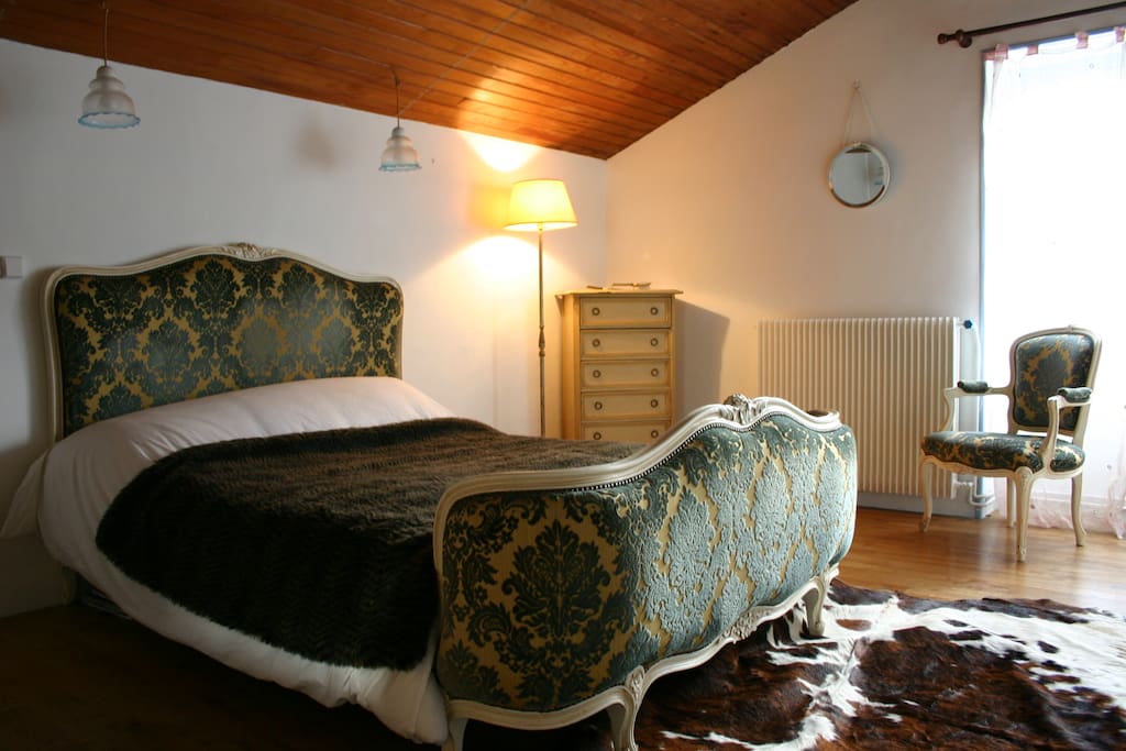 Upstairs French style double bedroom