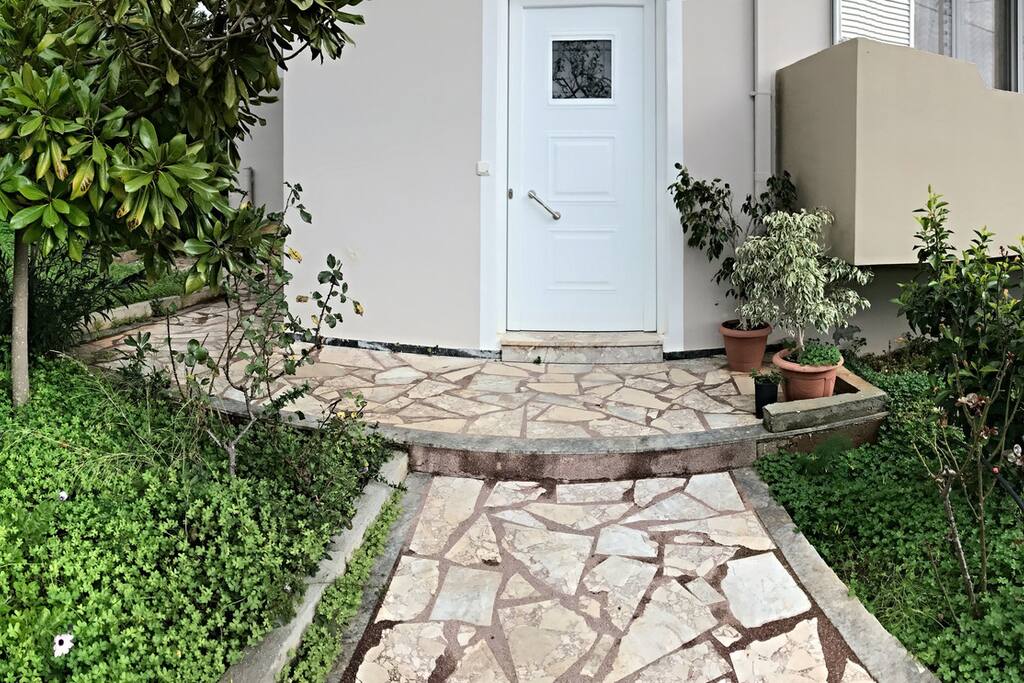 The entrance