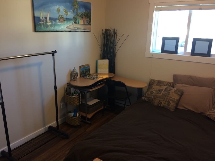 Desk and Clothes Rack