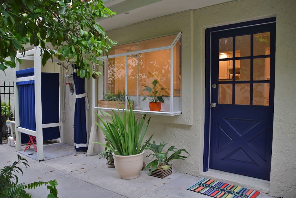 Lido Loft's private entrance.
