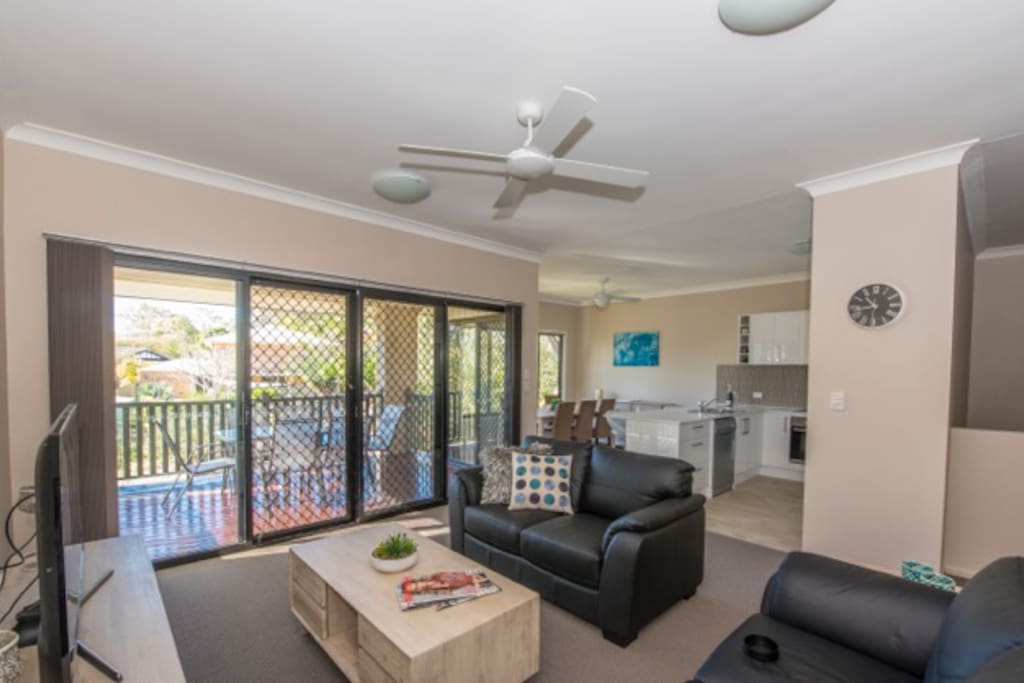 Open plan living area