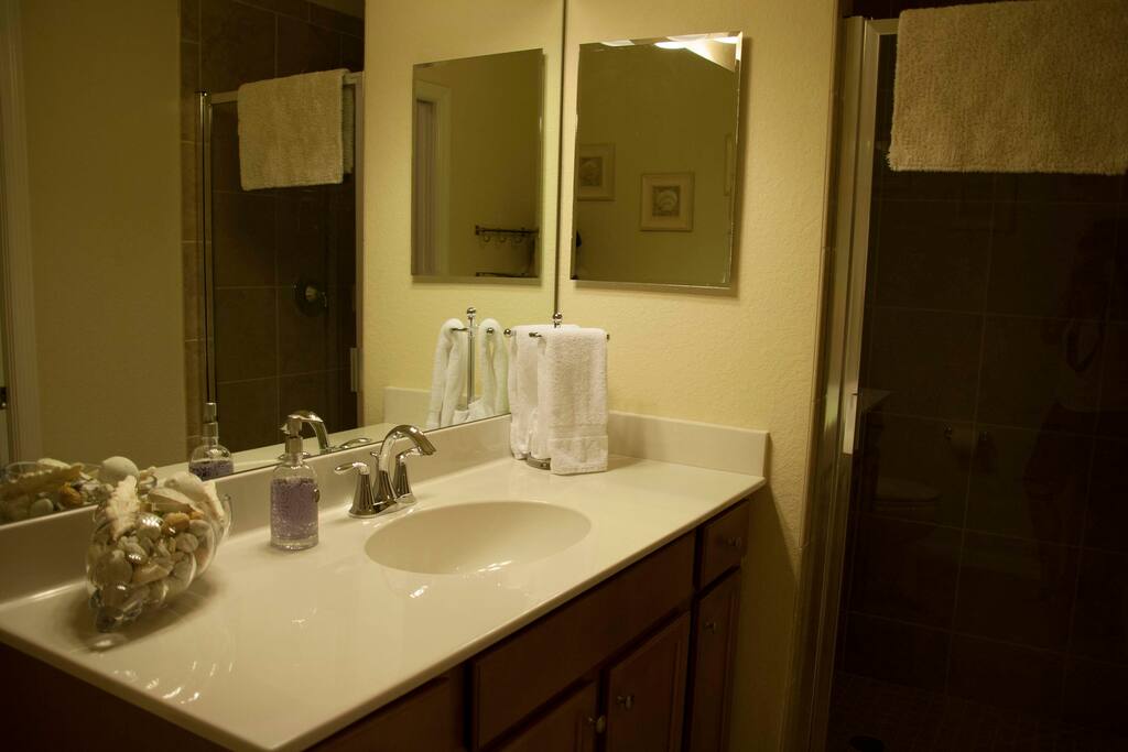 Master bedroom en-suite with large walk in shower