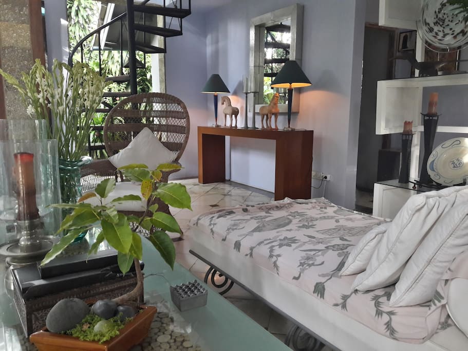 The living area