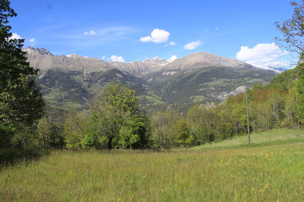 La vue côté Est