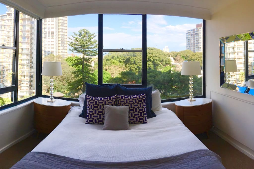 Master bedroom with king bed
