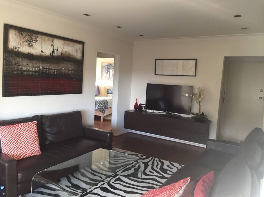 Lounge room, comfortable and clean