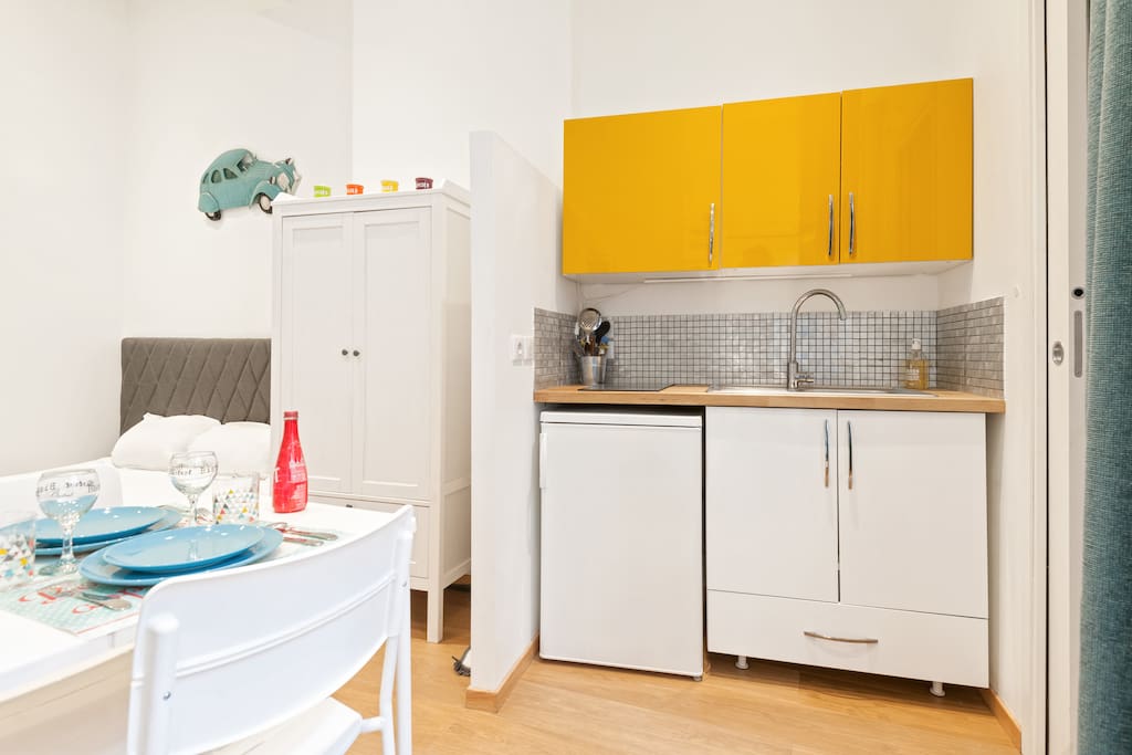 The nice kitchen