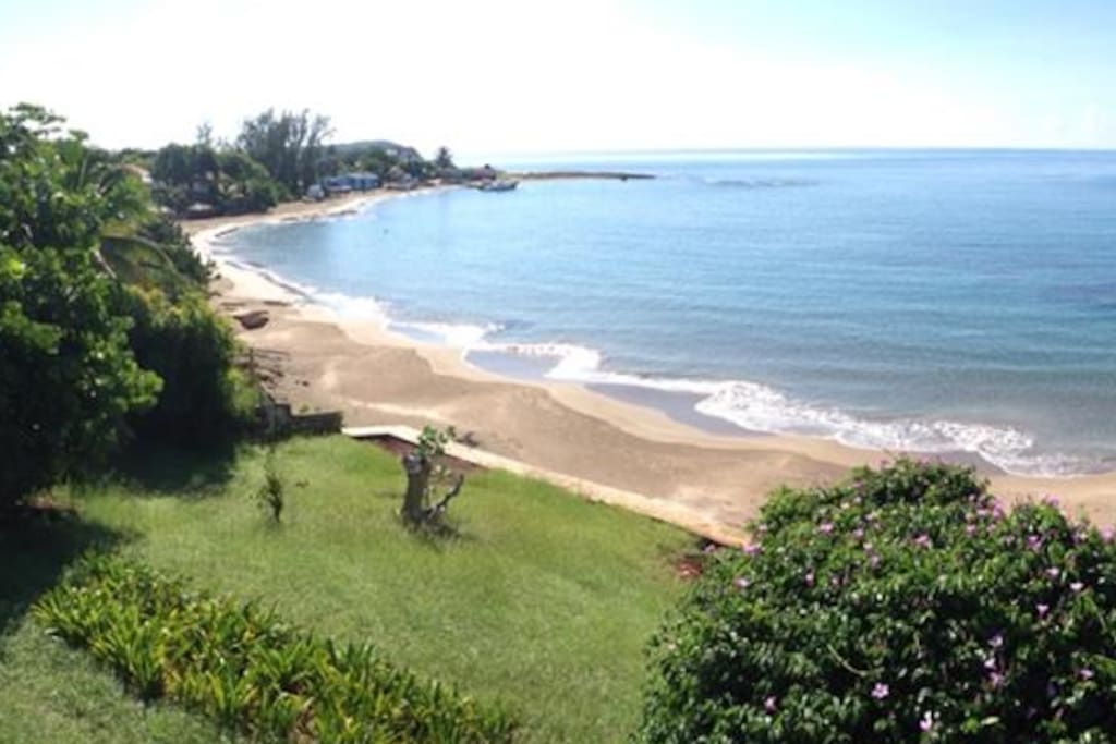 The view from the suntanning spot