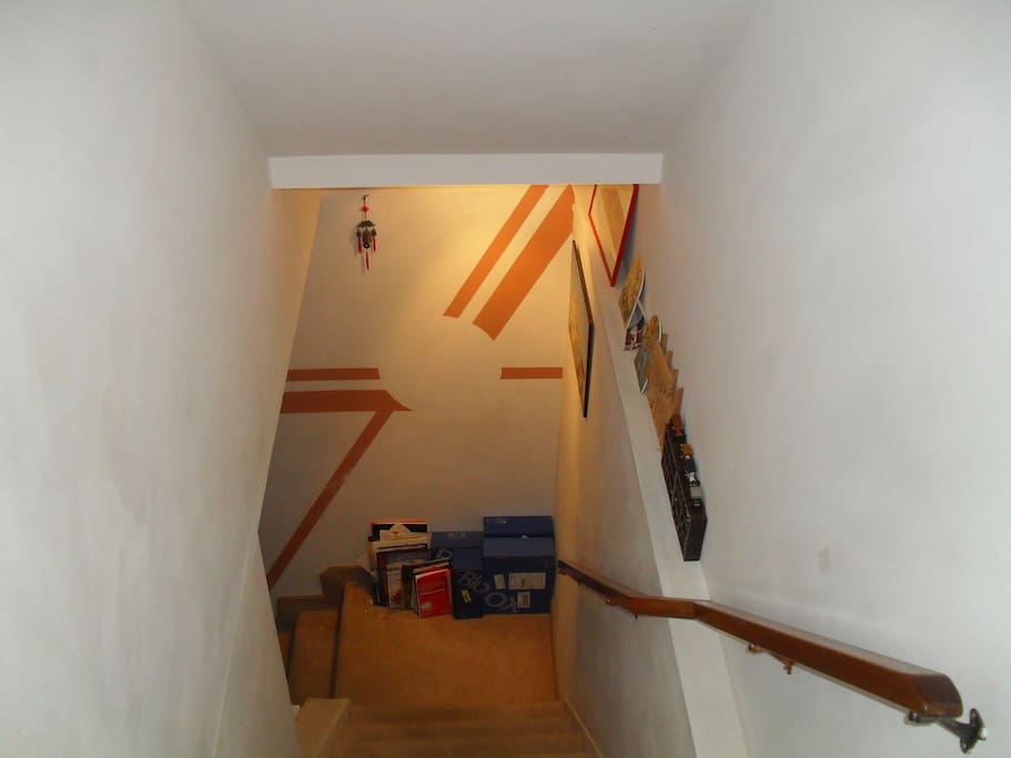 Stairs to the basement