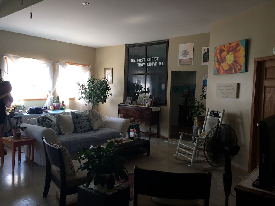Open floor plan, huge living room.