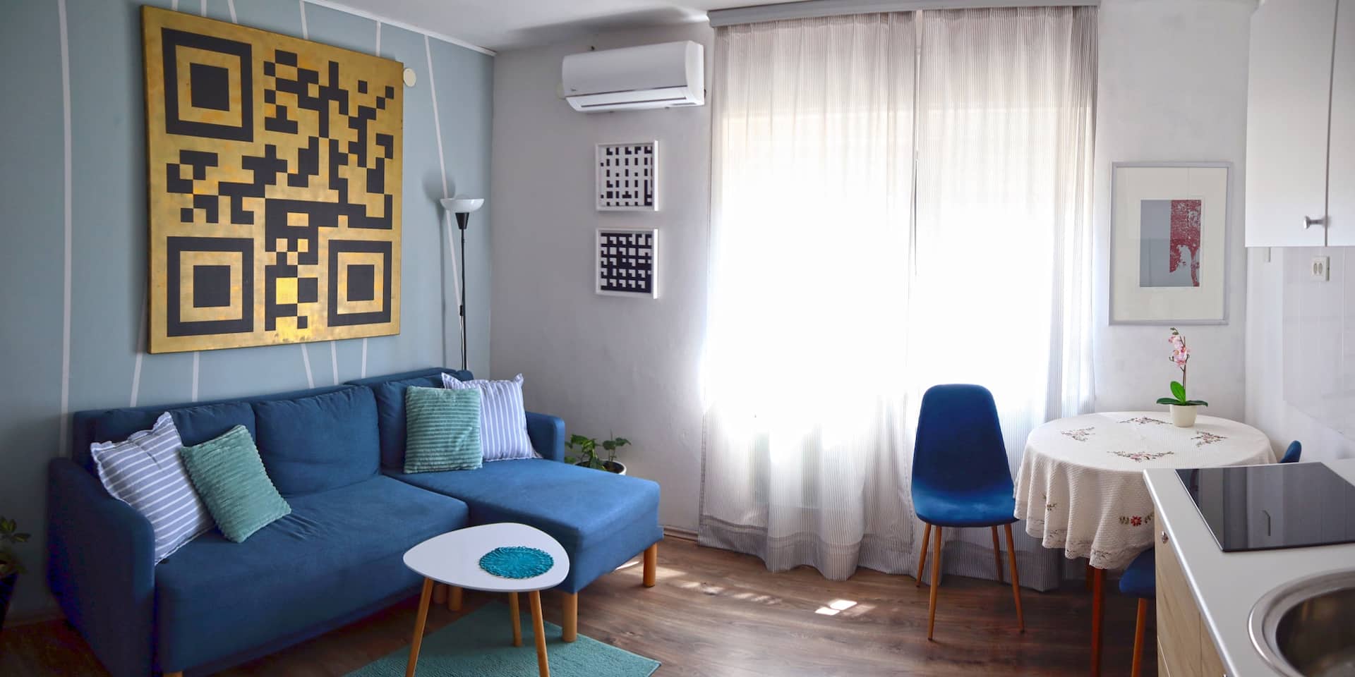 Hidden serenity in 1BD apartment