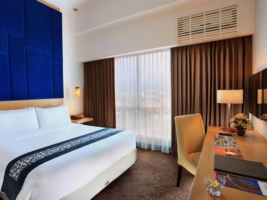 You can choose type of Bed ( single or twin ) and also room type ( Smoking or not smoking ), please inform it during booking in AirBnB