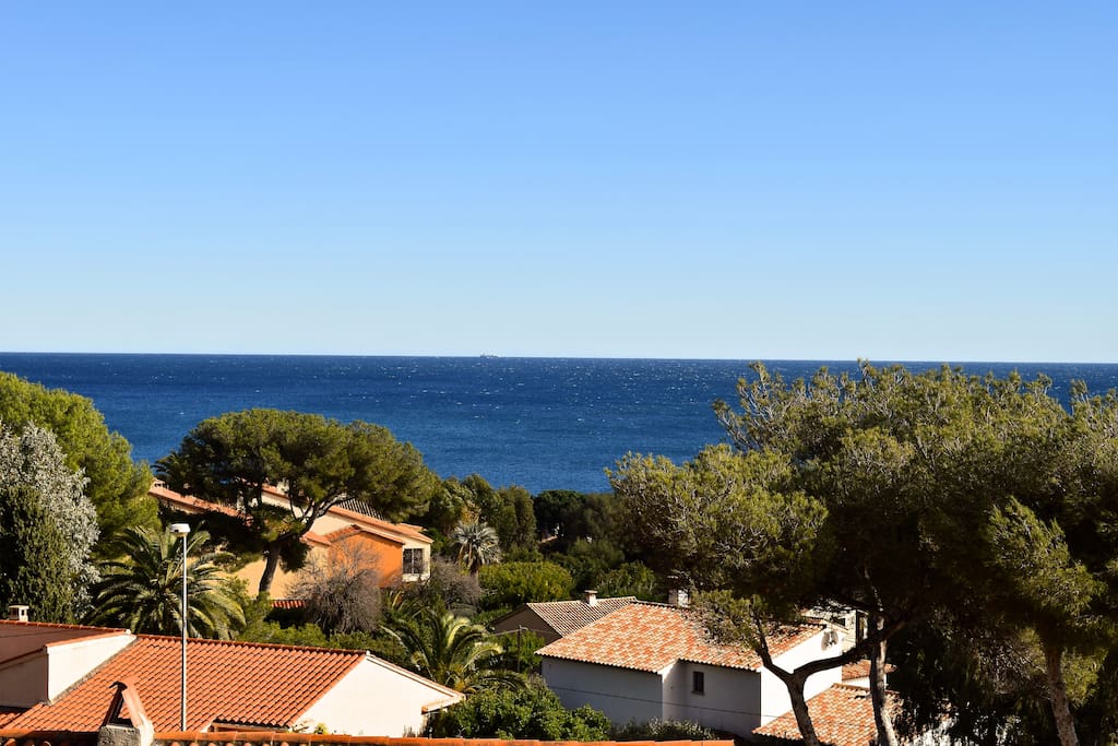 Magnifique vue mer sur tout le golfe de ST Tropez