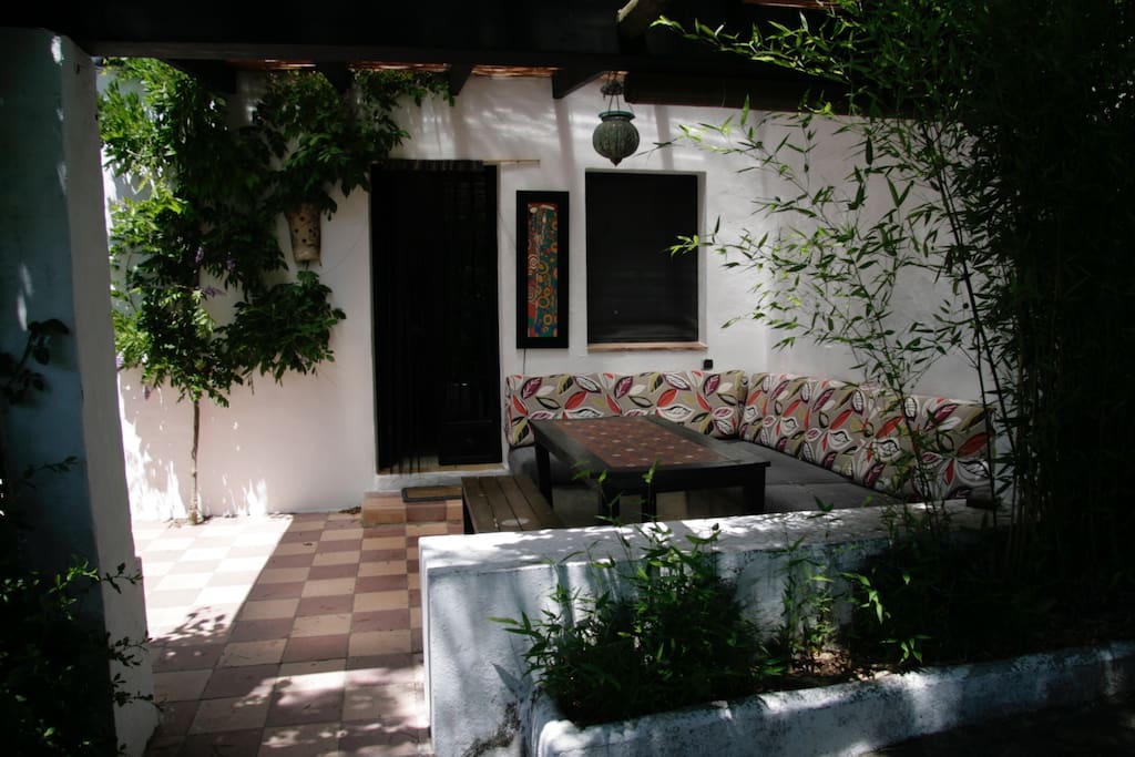 view of the patio