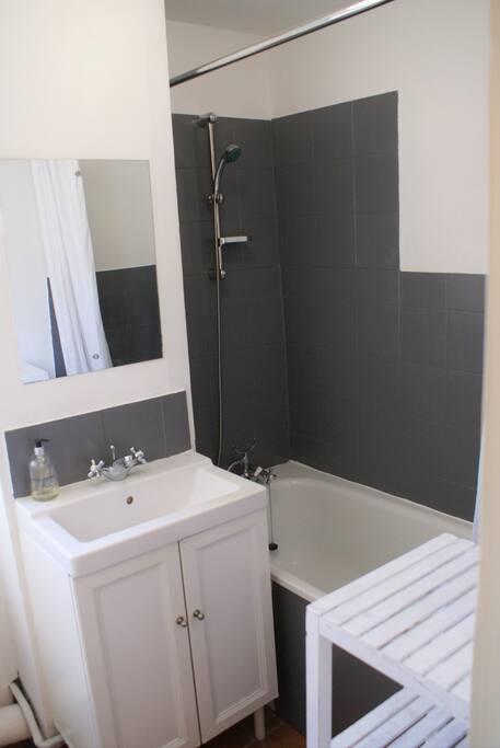Bathroom with shower and WC.