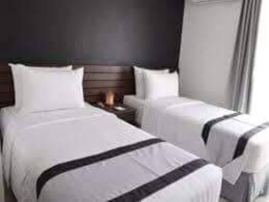 Two single beds