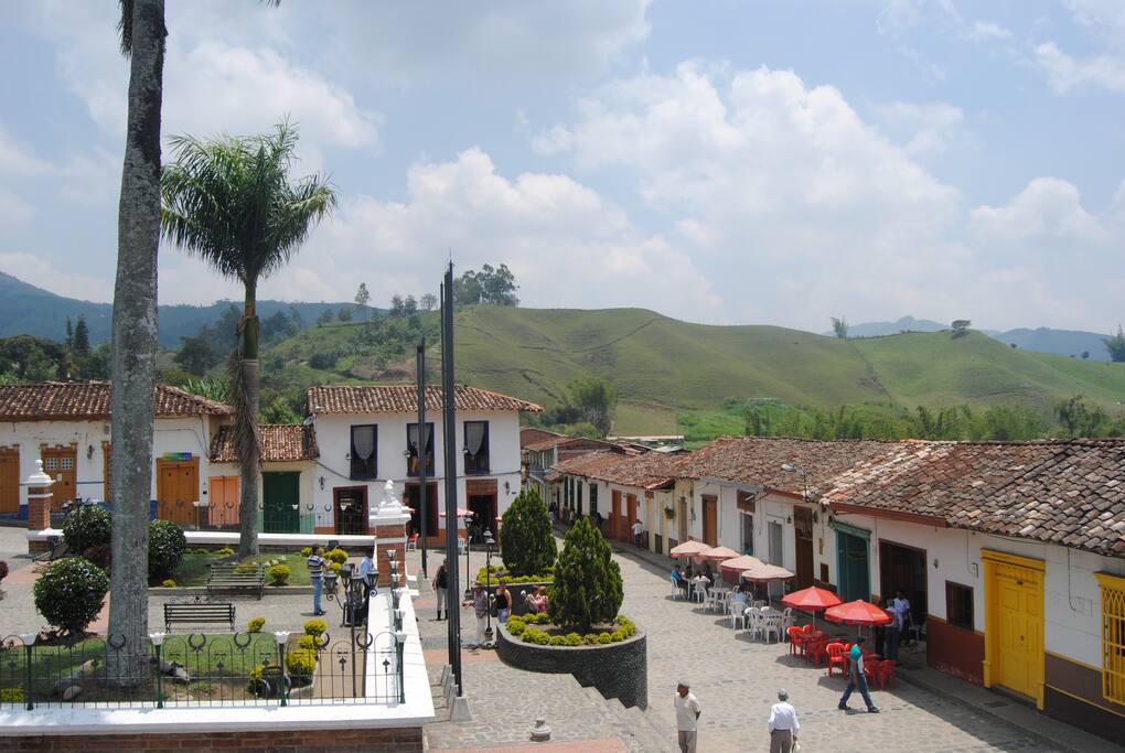vista desde el balcón