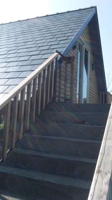 Entrance to guest-accommodation
