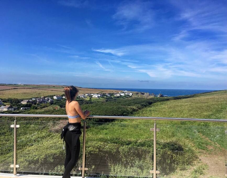 Views out to sea from the Master bedroom terrace
