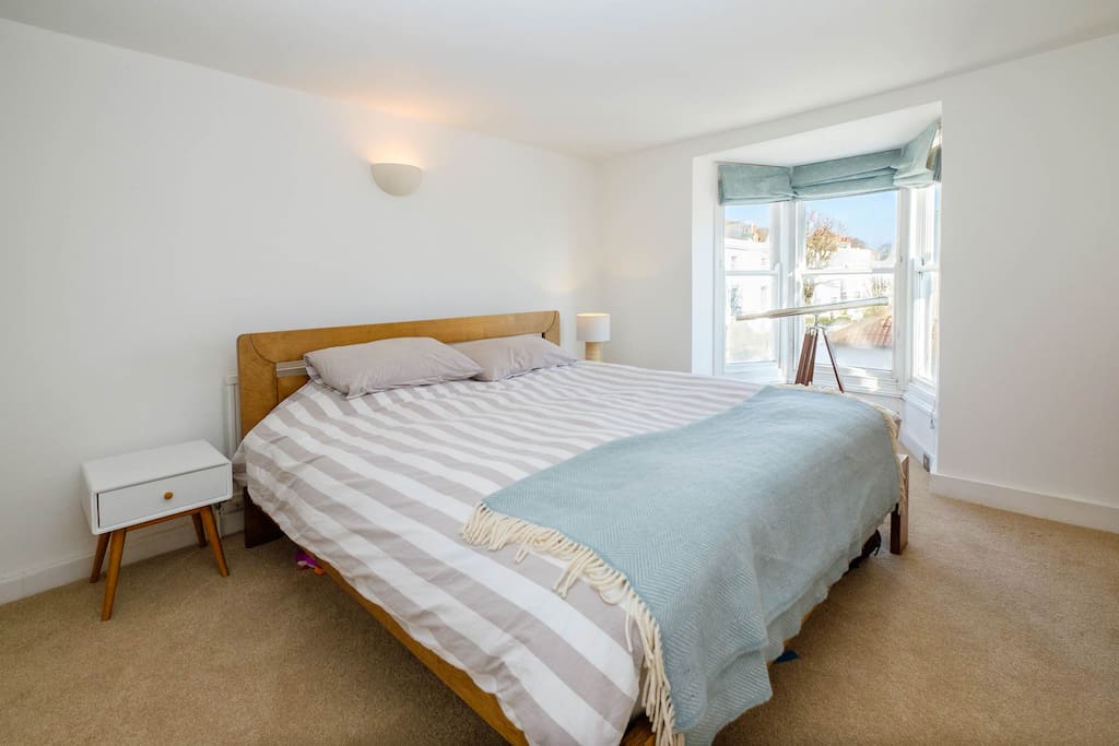 Bedroom 1 with large double bed