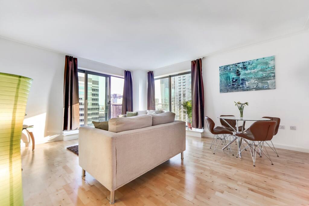 living and dining area