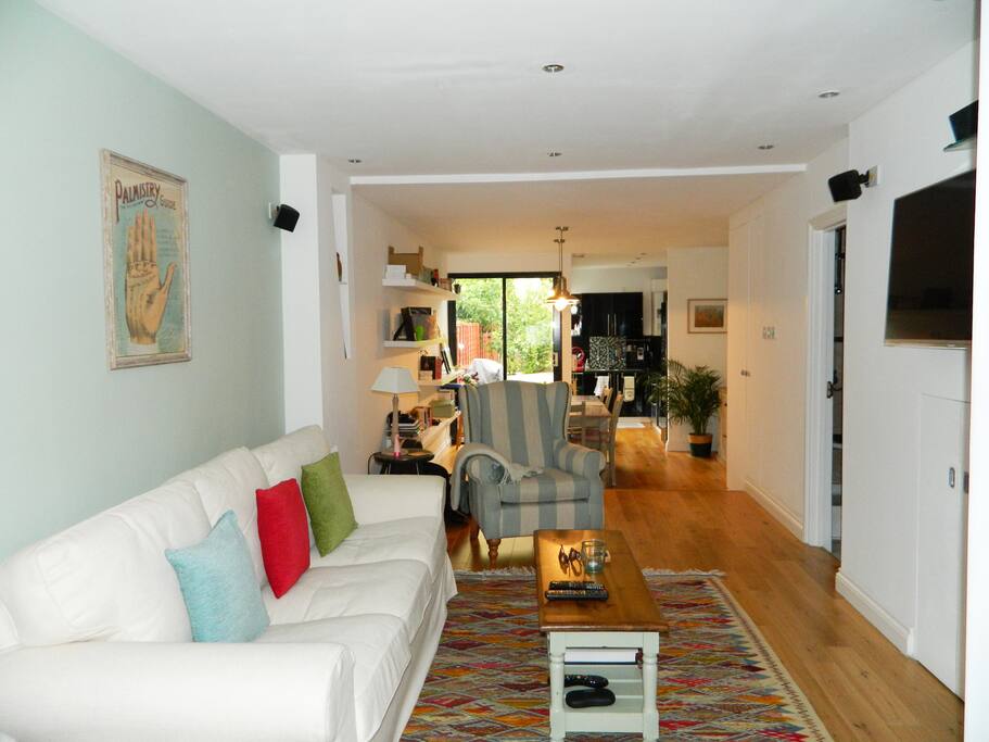 Open plan living room