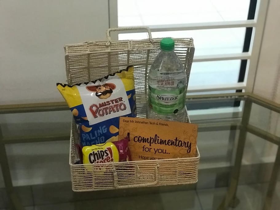 Complimentary from us!
Except the basket hehee...